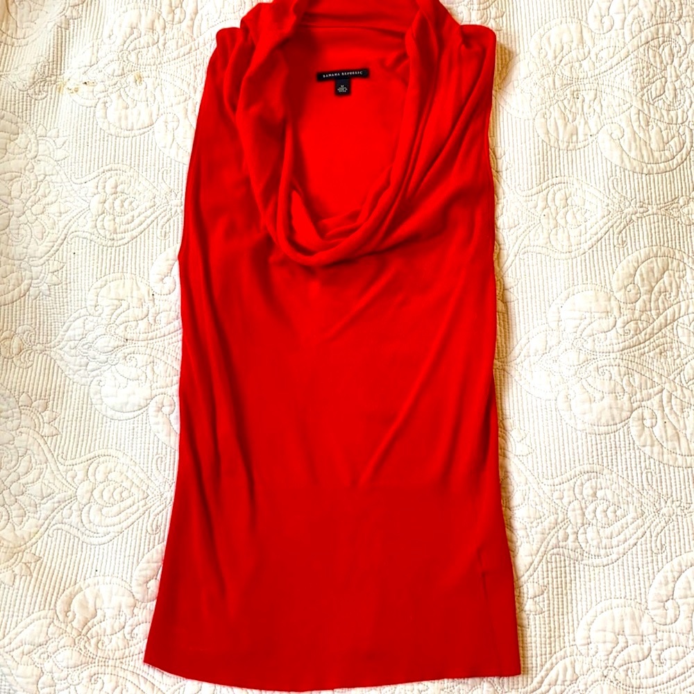 Orange banana republic size medium tunic top